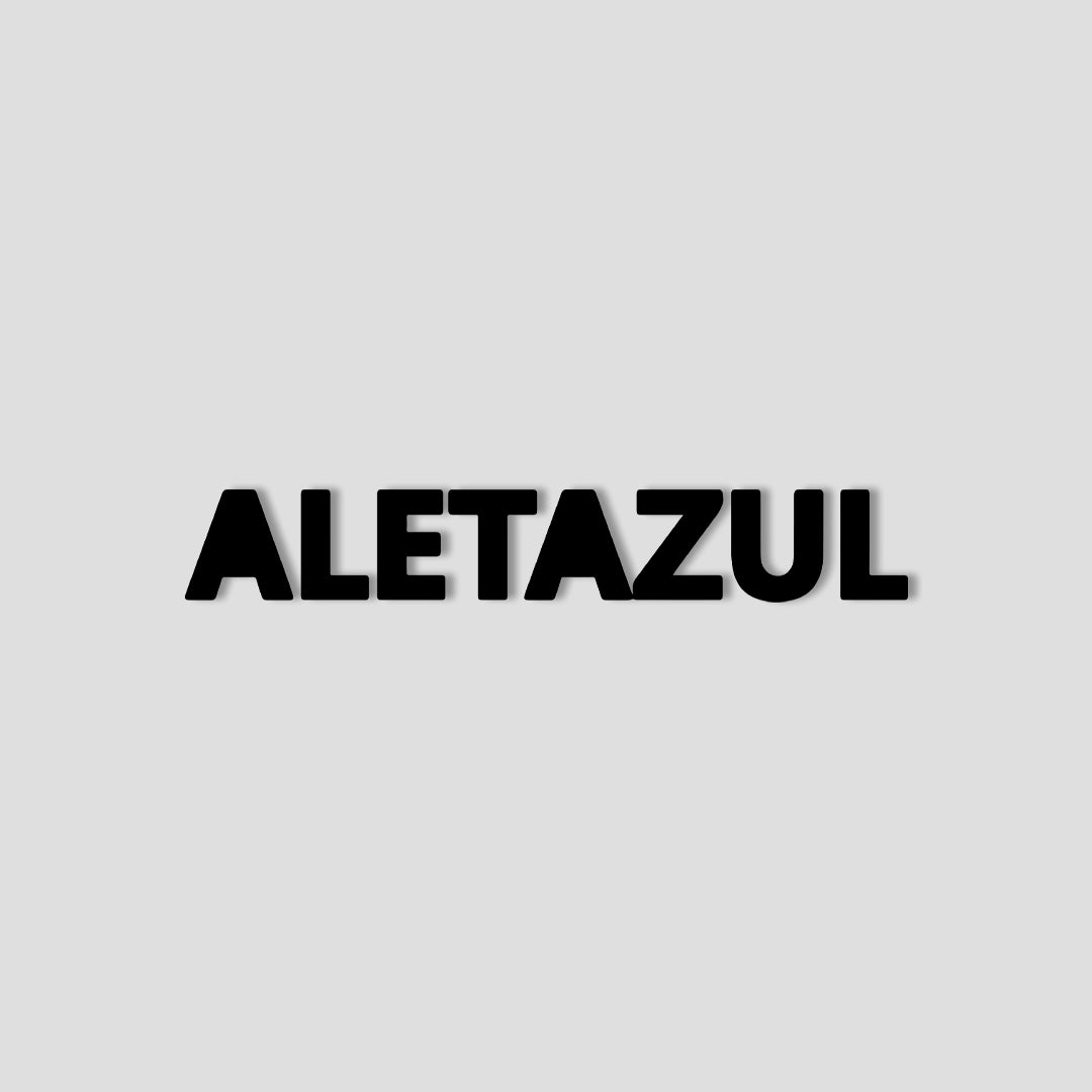 Estampa ALETAZUL | Recorte en vinil