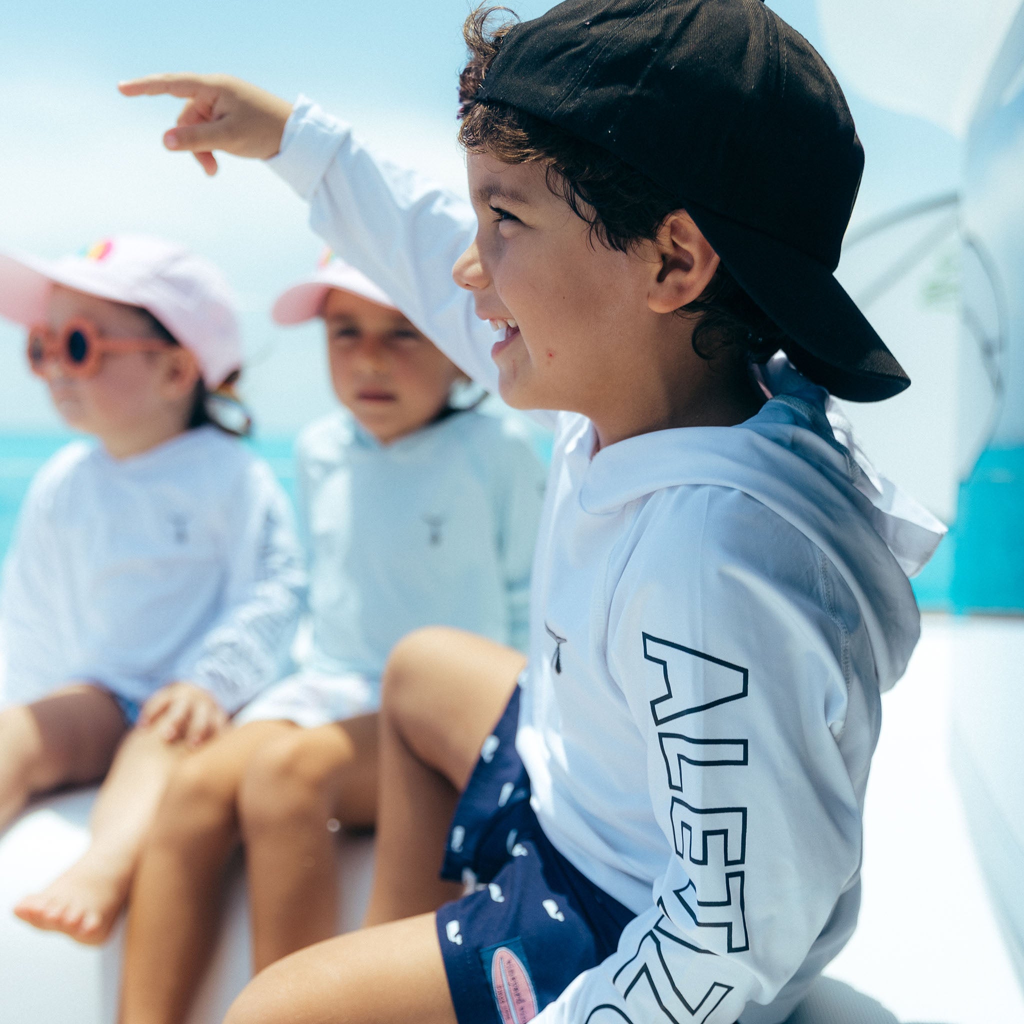 Hooded Long Sleeve Sunshirt Kids