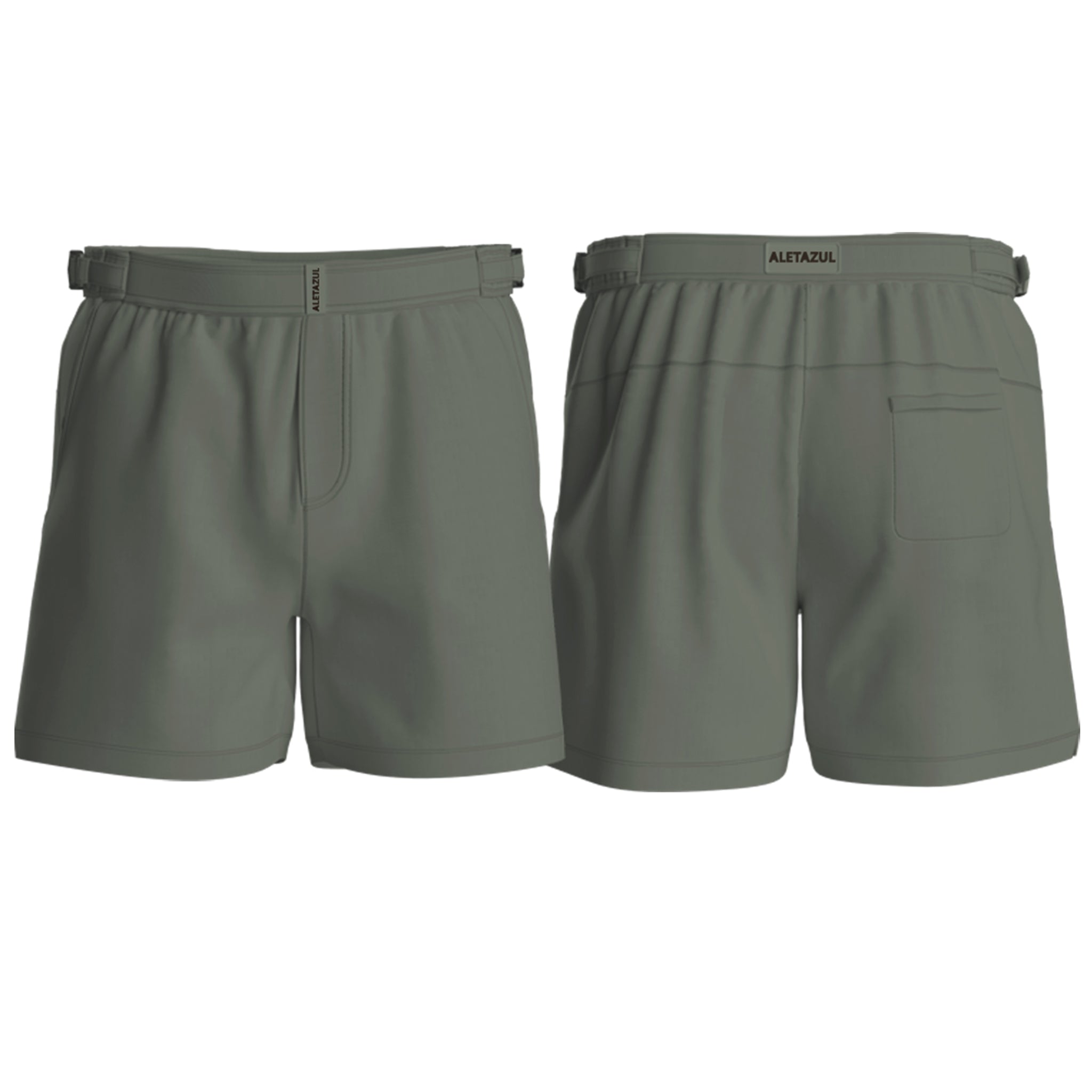 Ripstop Shorts | Amphibian Gray Green