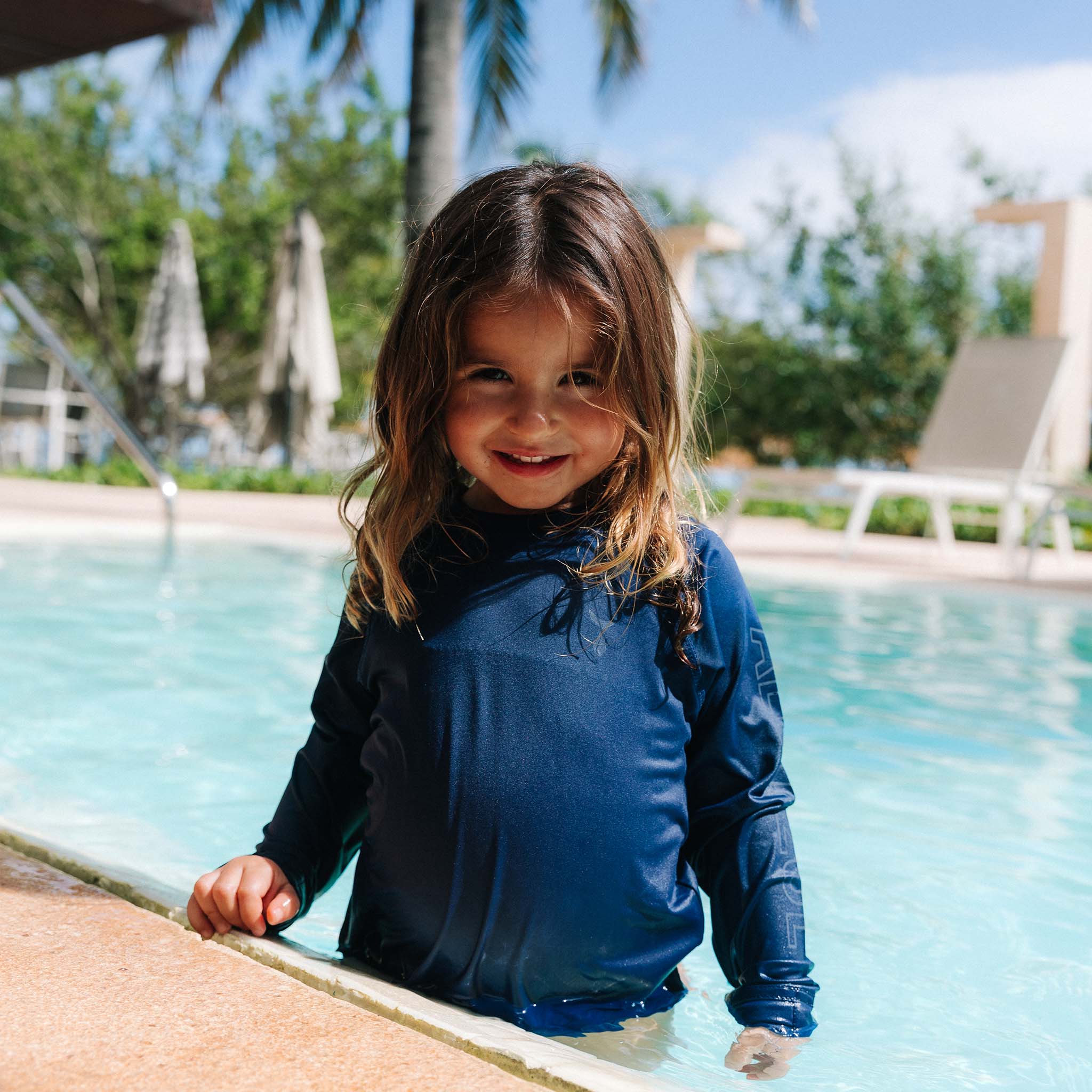 Hooded Long Sleeve Sunshirt Kids