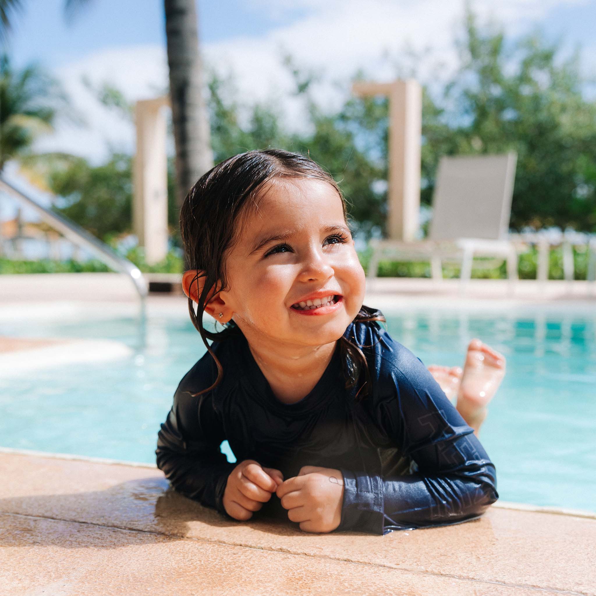 Hooded Long Sleeve Sunshirt Kids