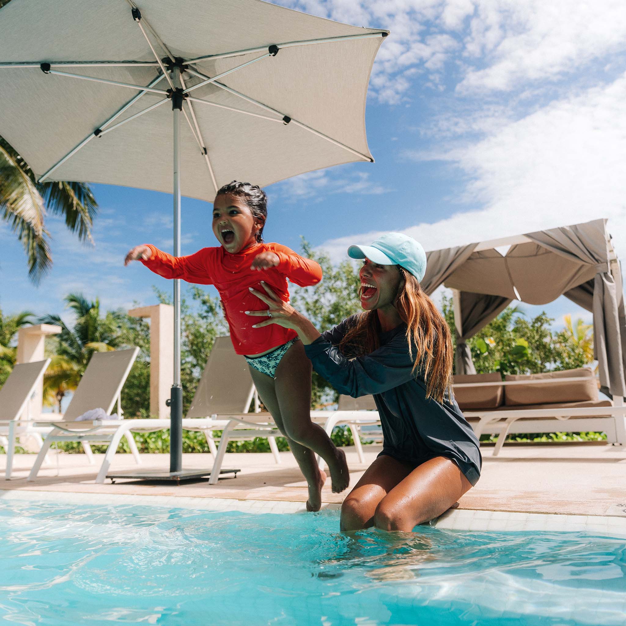 Hooded Long Sleeve Sunshirt Kids