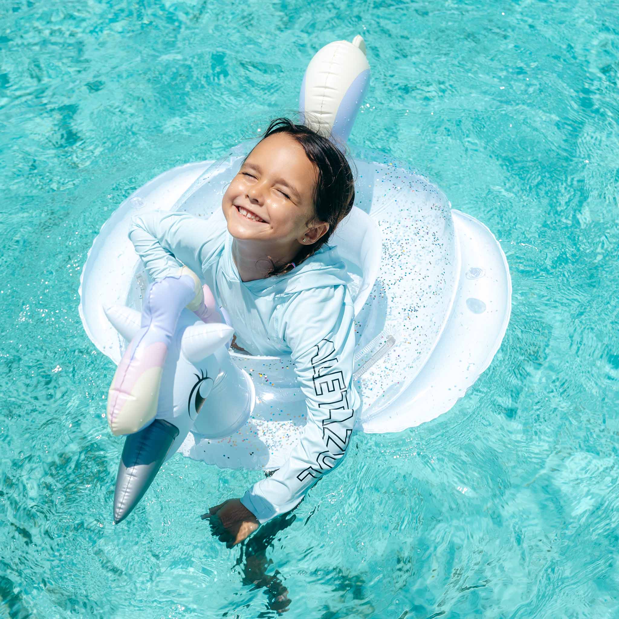 Hooded Long Sleeve Sunshirt Kids