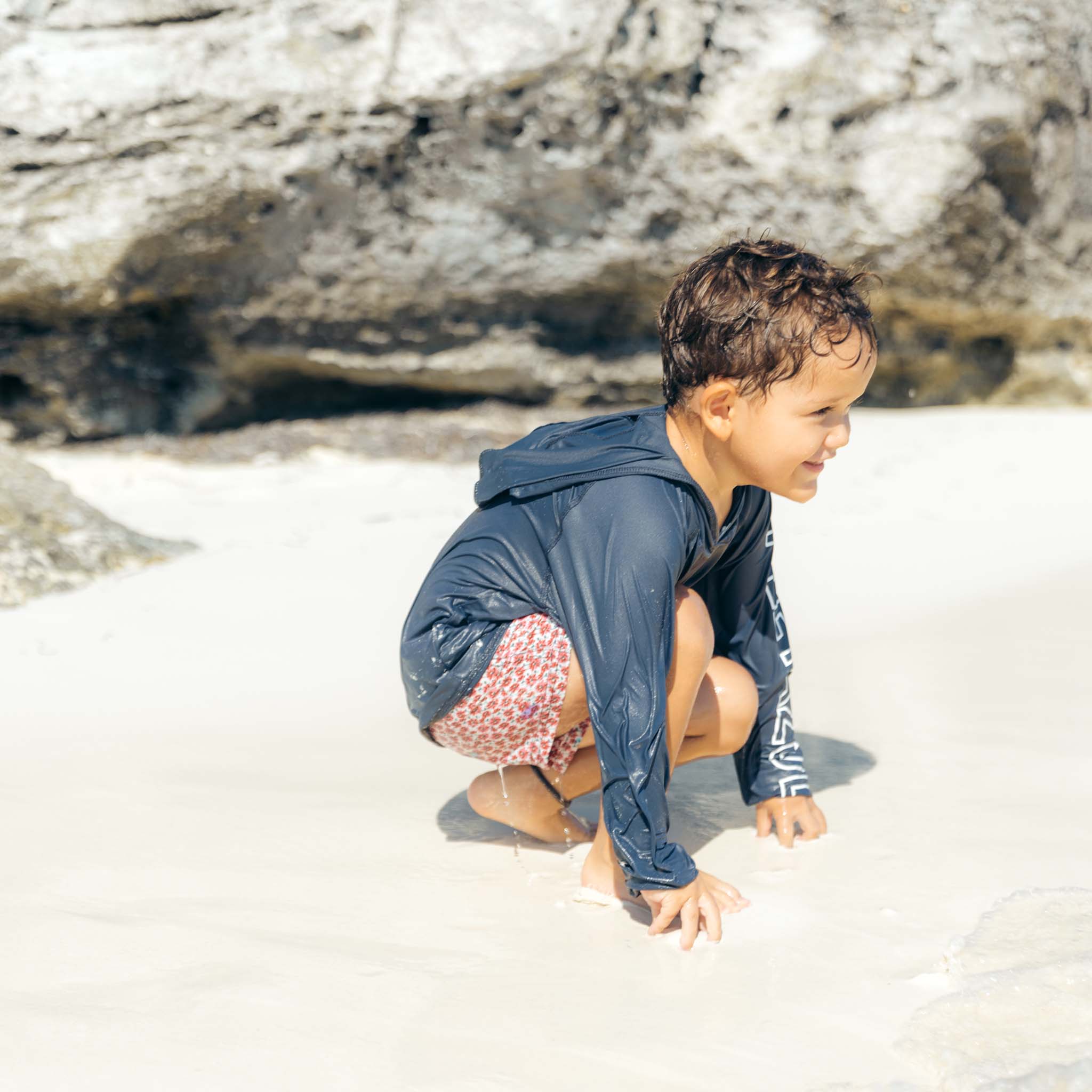 Hooded Long Sleeve Sunshirt Kids