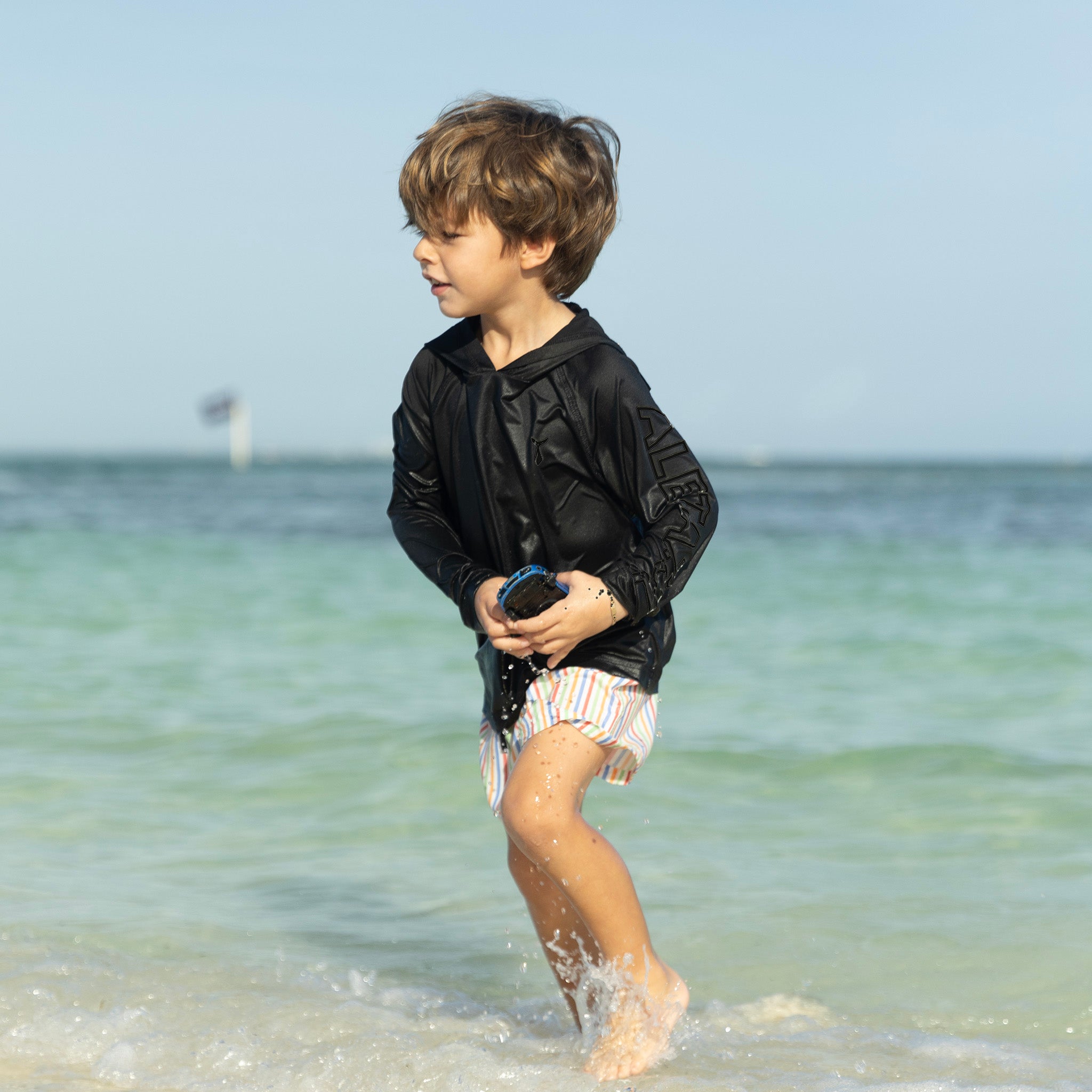 Hooded Long Sleeve Sunshirt Kids