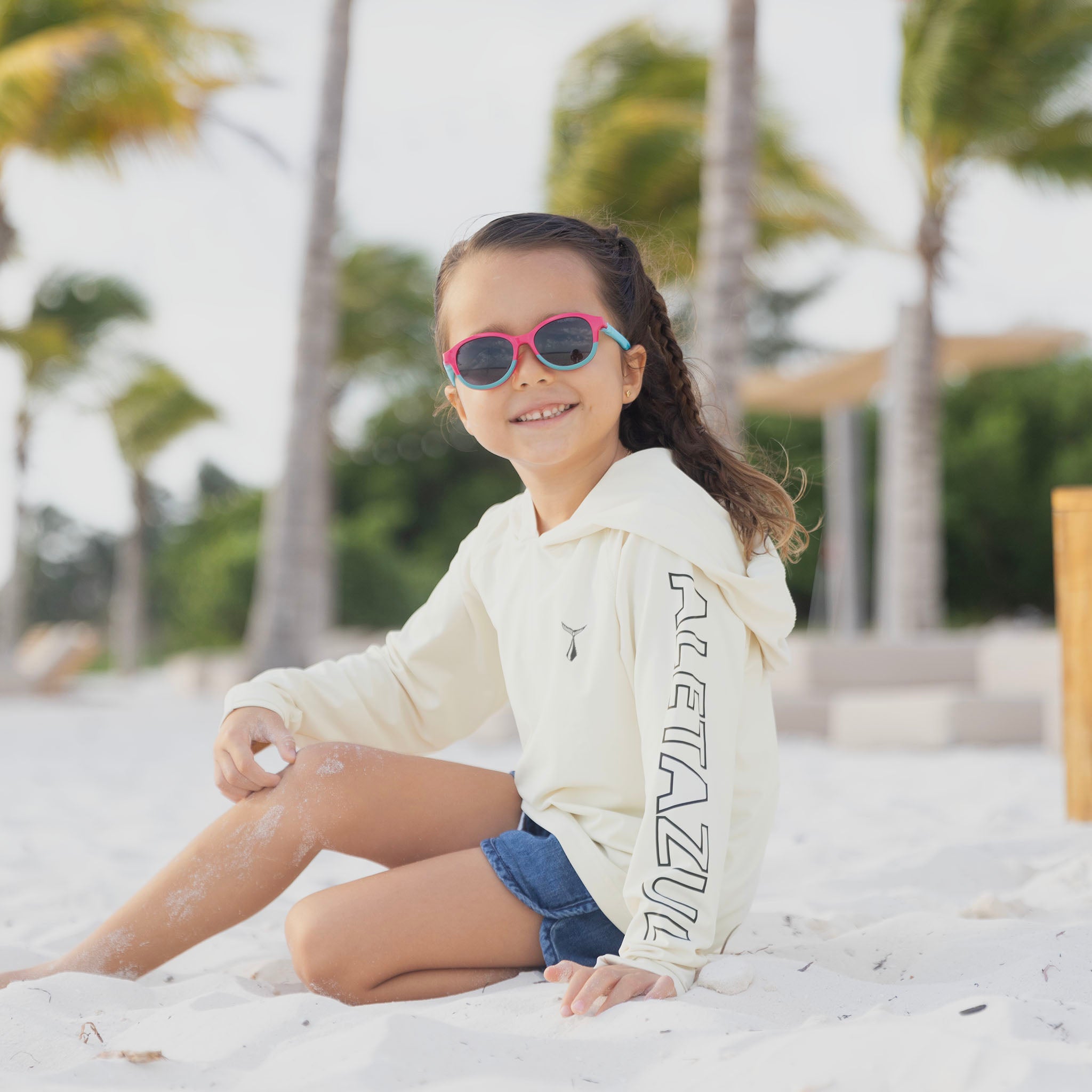 Hooded Long Sleeve Sunshirt Kids