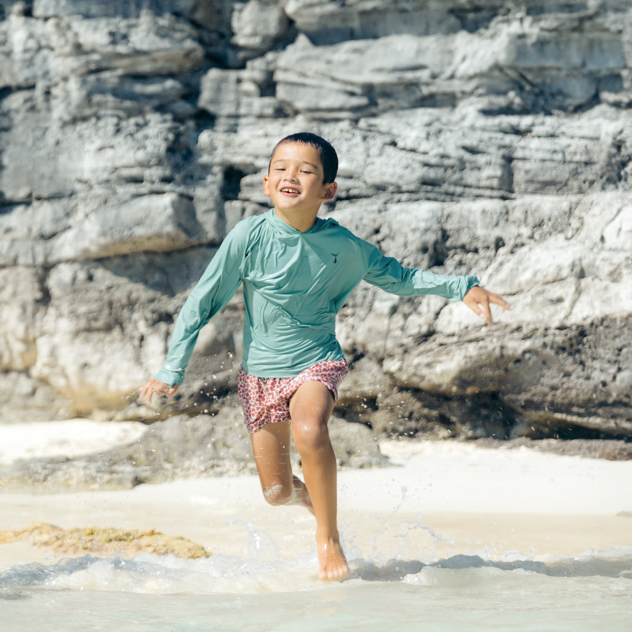 Hooded Long Sleeve Sunshirt Kids