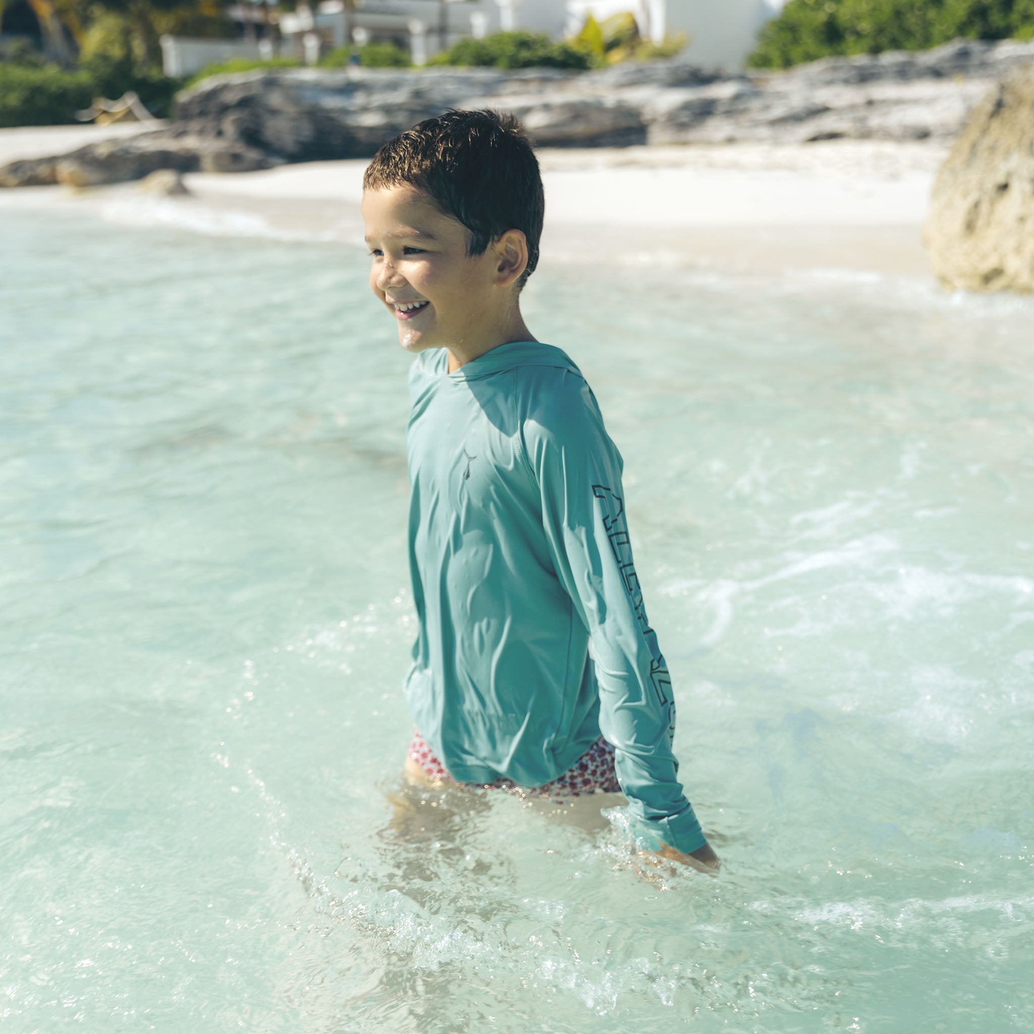 Hooded Long Sleeve Sunshirt Kids