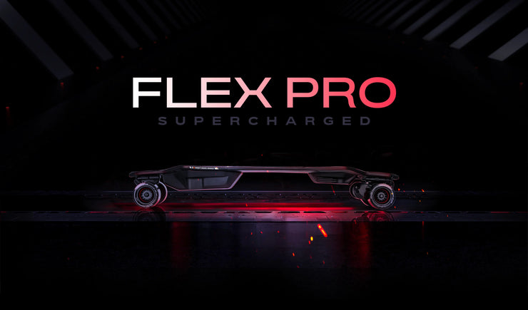 EXWAY Flex PRO Riot Electric Long Board (HYDRO ALL-SEASON TIRES)