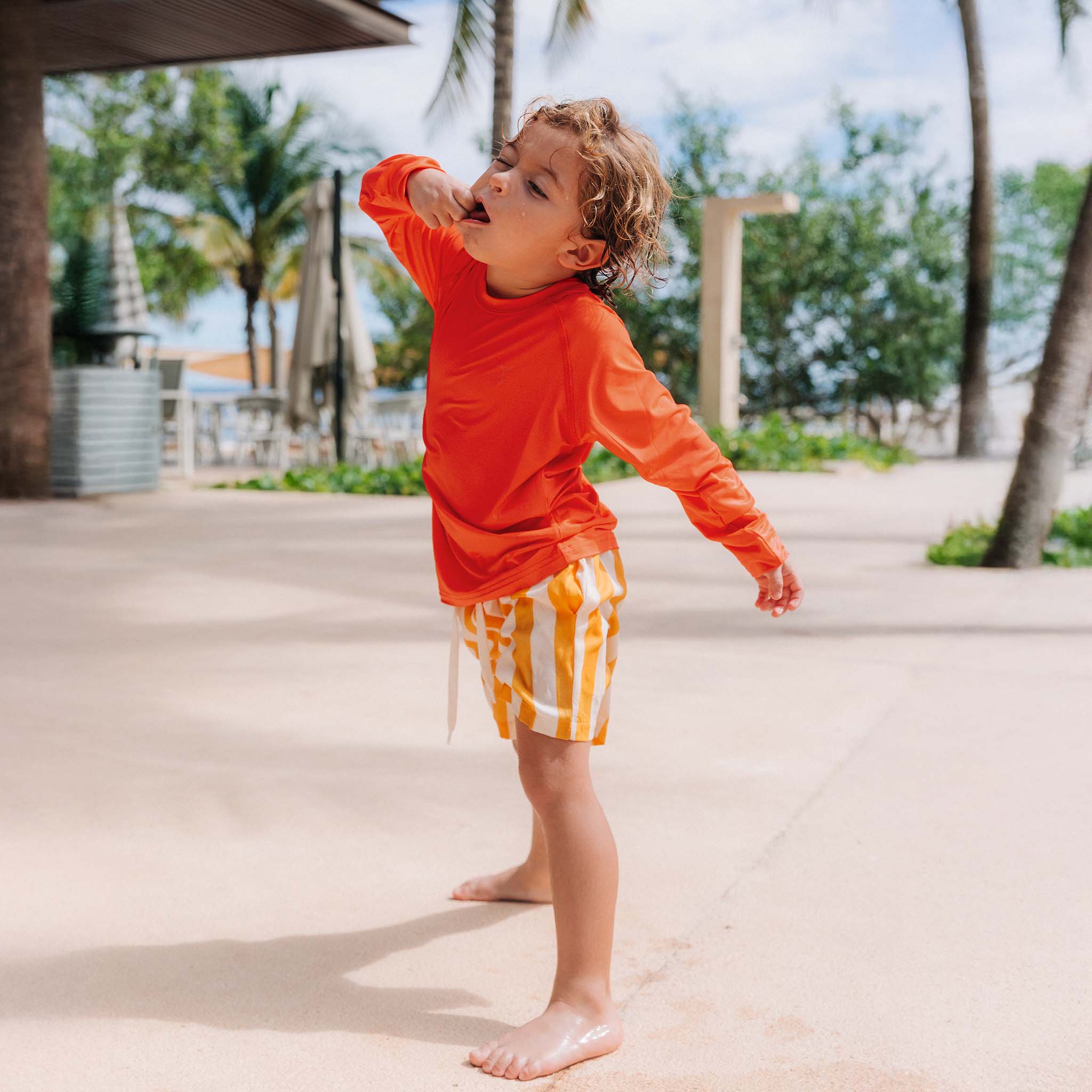 Hooded Long Sleeve Sunshirt Kids