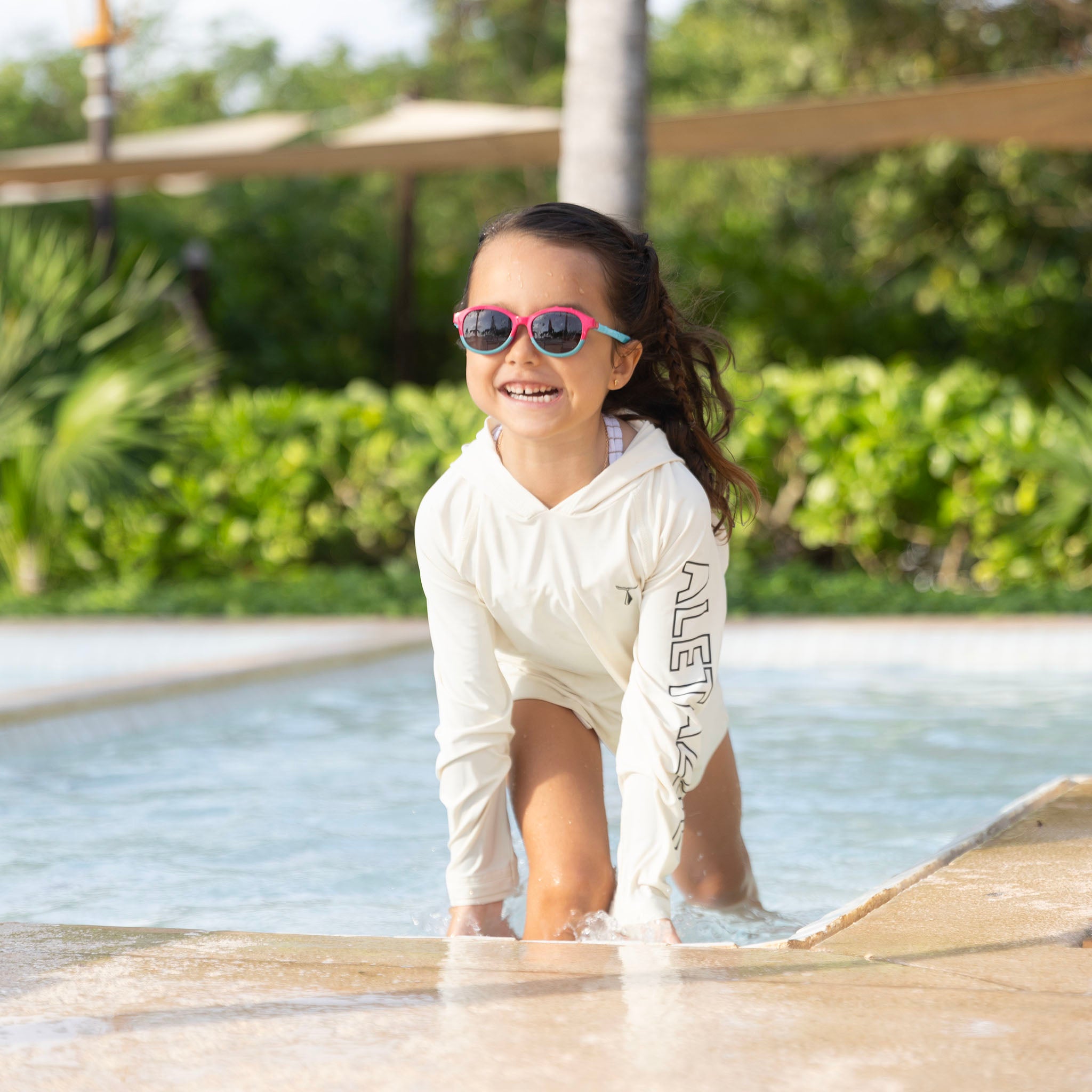 Hooded Long Sleeve Sunshirt Kids