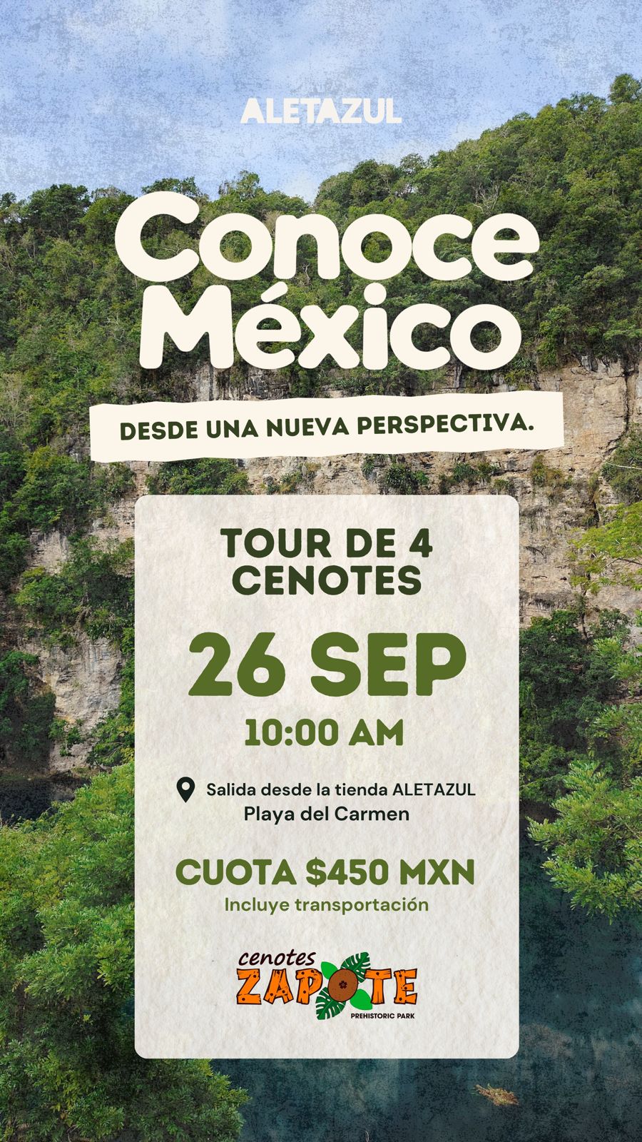 Monthly Journey - PDC Tour de Cenotes