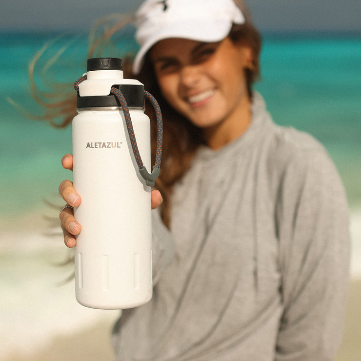 ALETAZUL Termo | Aislado al Vacío - Acero Inoxidable - Premium 710ml
