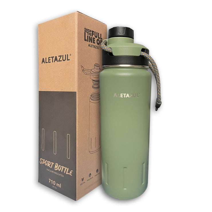 ALETAZUL Termo | Aislado al Vacío - Acero Inoxidable - Premium 710ml
